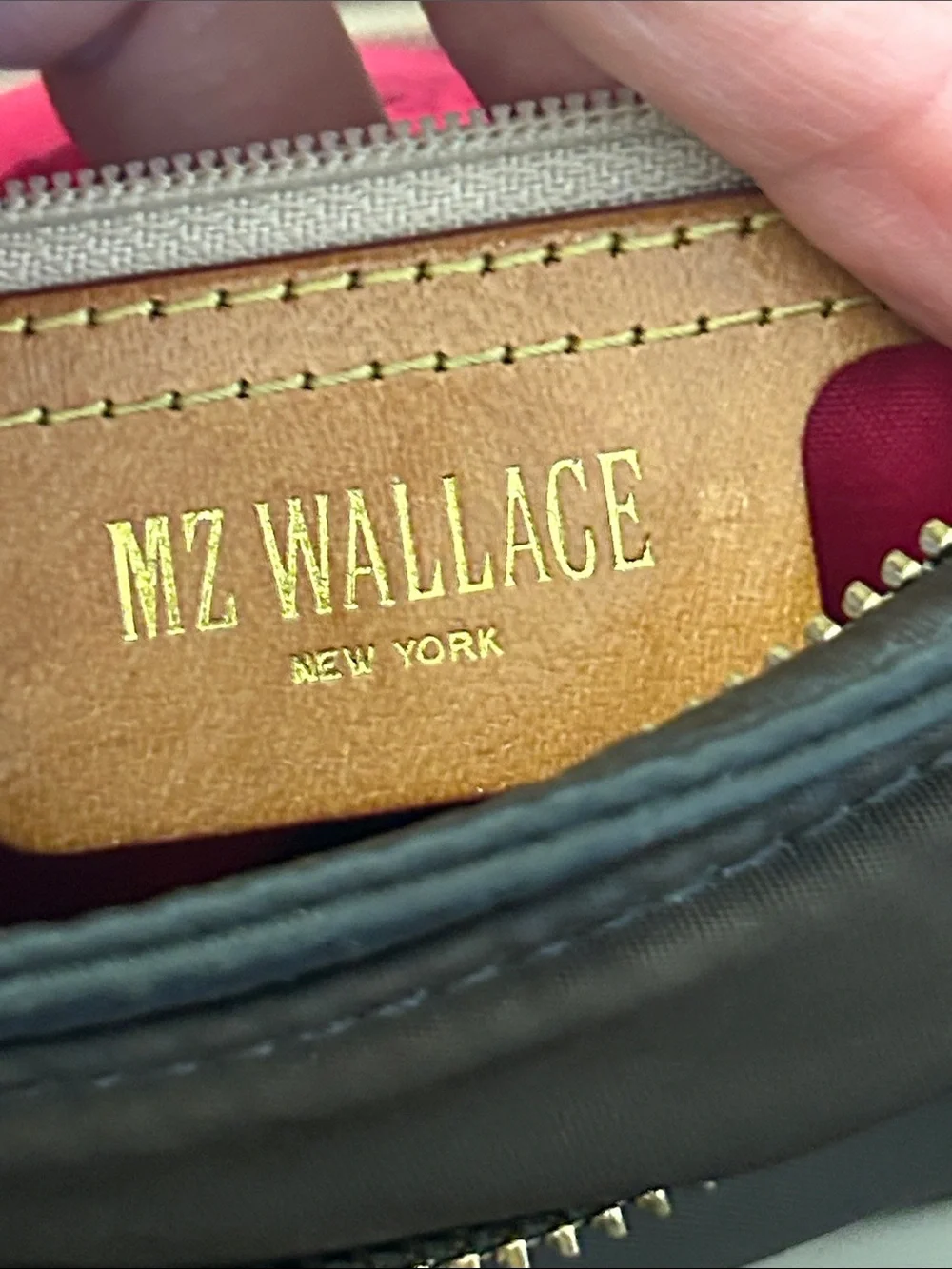 MZ Wallace Chocolate Brown Nylon Crossbody Messenger